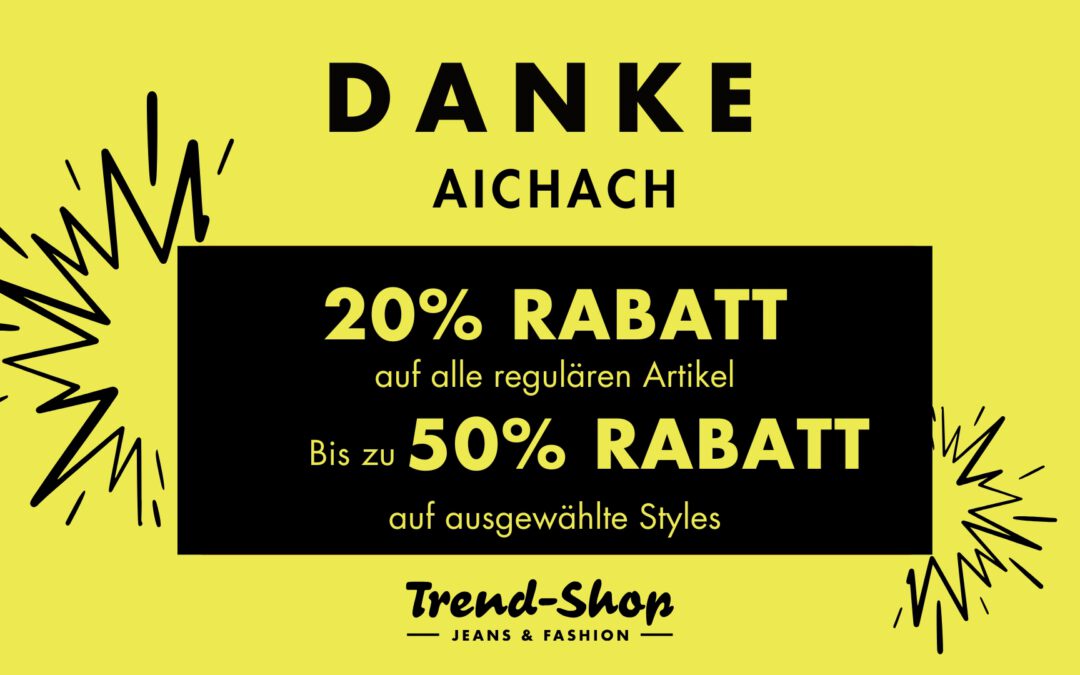 DANKE AICHACH! 💛