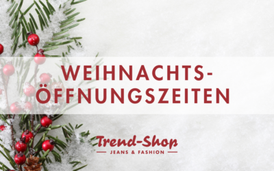 Weihnachtsöffnungszeiten 🎄