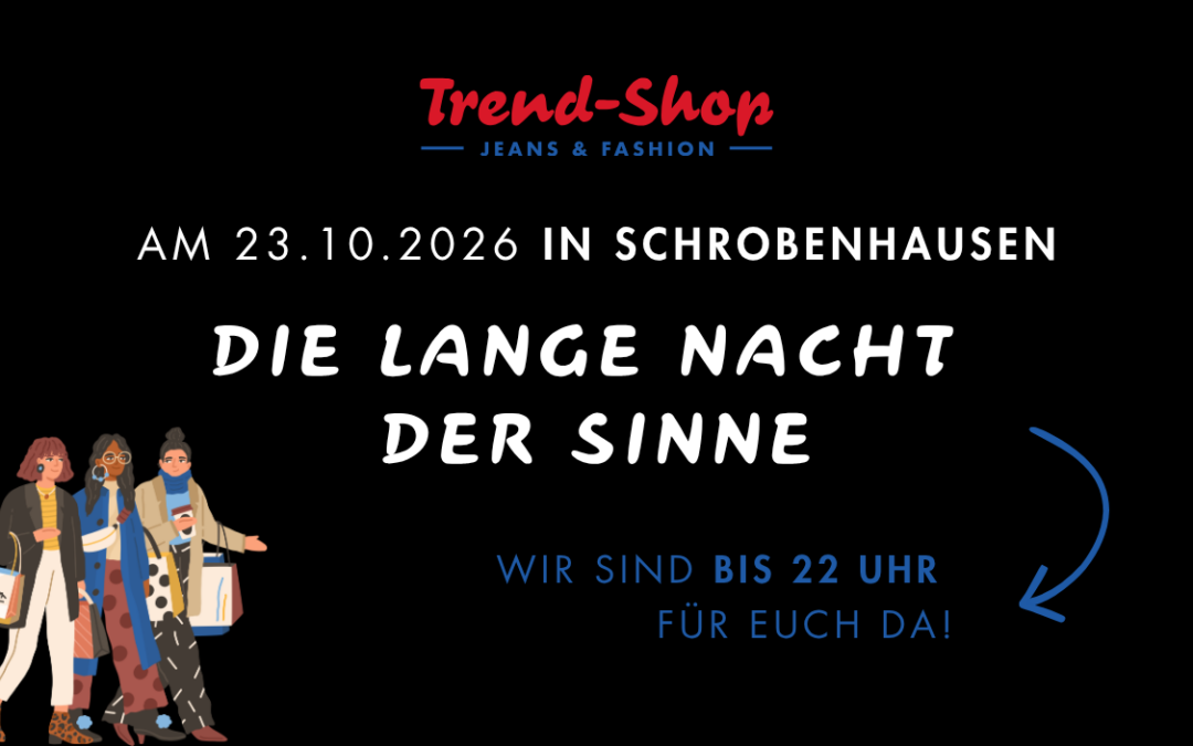 Lange Nacht der Sinne in SOB! 🛍️